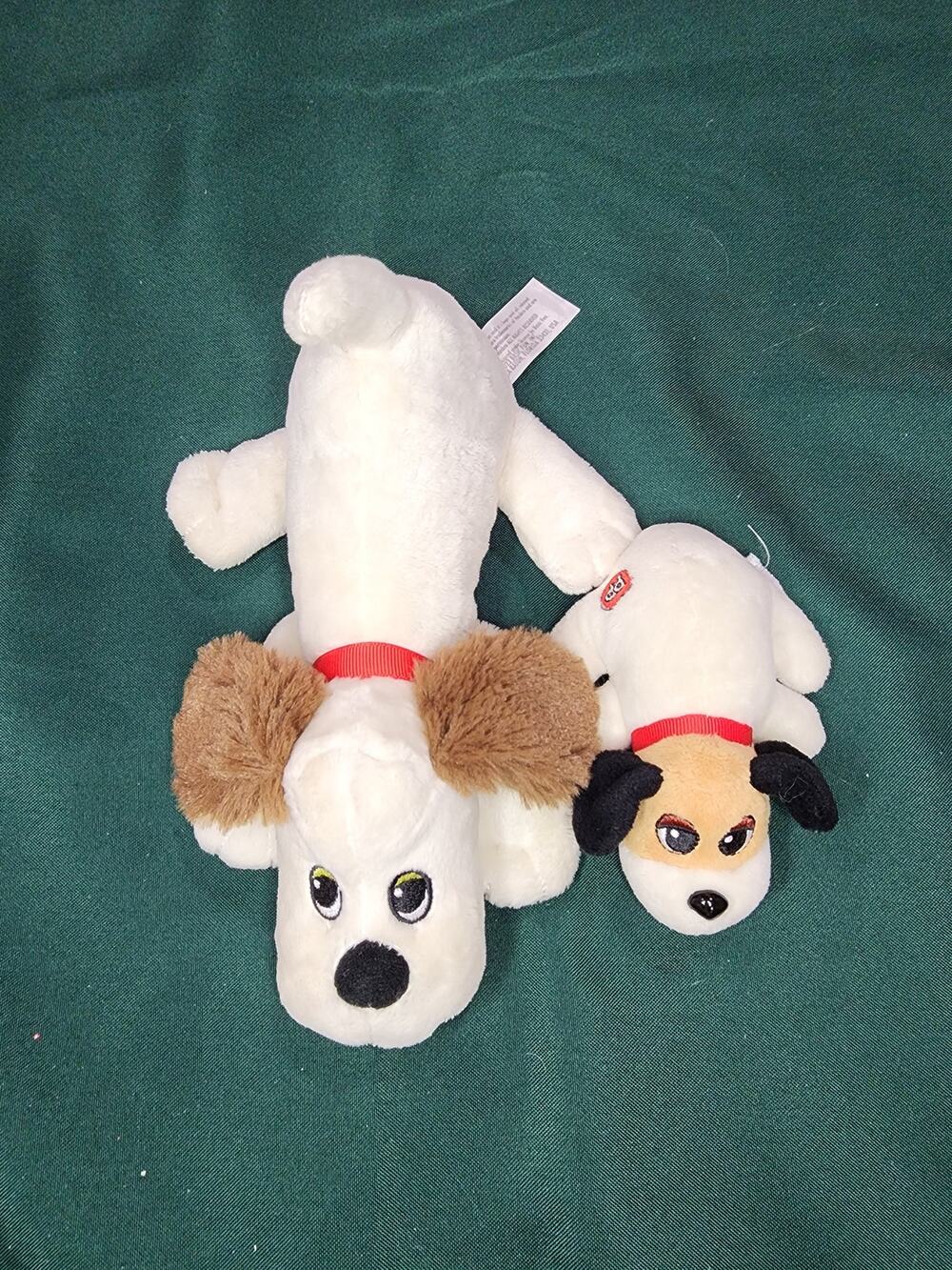 Pound Puppies Plush 2pc Set 2023 Basic Fun Tan Black White Brown Dogs